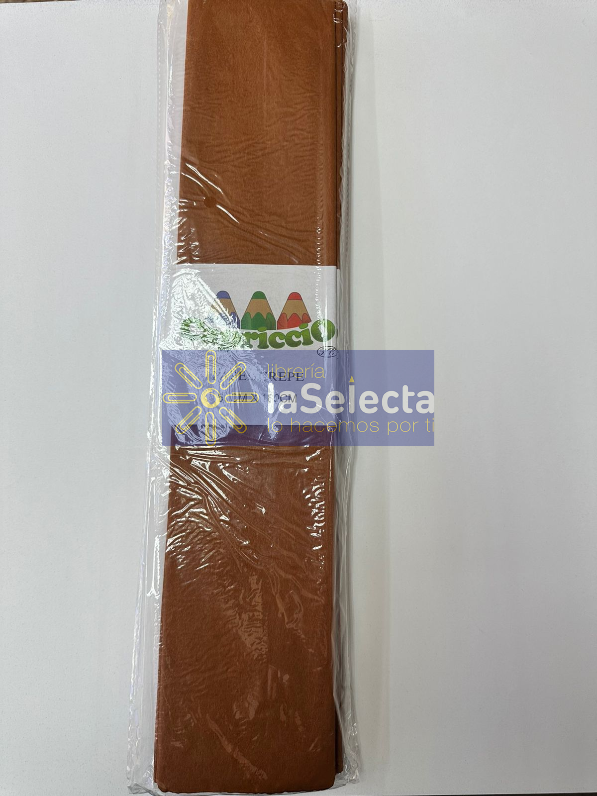 PAPEL CREPE CAFE CLARO CAPRICCIO